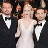 Leonardo (trái) dự lễ ra mắt phim ‘The Great Gatsby’ tại Liên hoan phim Cannes năm 2013.