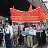 Người Việt Nam ở Tokyo biểu tình phản đối hành động ngang ngược của Trung Quốc.