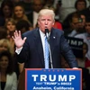 Ông Donald Trump phát biểu trong một chiến dịch vận động tranh cử ở Anaheim, California, Mỹ. (Nguồn: AFP/TTXVN)