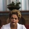 Tổng thống Dilma Rousseff tại cuộc họp báo ở Brasilia ngày 13/5. (Nguồn: EPA/TTXVN) 