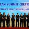 Lãnh đạo các nước ASEAN chụp ảnh chung tại hội nghị. (Nguồn: THX/TTXVN)