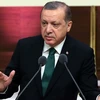 Tổng thống Thổ Nhĩ Kỳ Tayyip Erdogan phát biểu tại một sự kiện ở Ankara ngày 1/2. (Nguồn: AFP/TTXVN) 