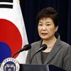 Tổng thống Hàn Quốc Park Geun-hye phát biểu tại Seoul. (Nguồn: AP/TTXVN)