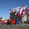 Quảng trường Lenin ở bán đảo Crimea. (Nguồn: TTXVN)