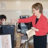 Lãnh đạo Đảng Dân tộc Scotland (SNP) Nicola Sturgeon. (Nguồn: EPA/TTXVN)
