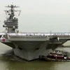 [Video] Mỹ điều tàu sân bay và tàu tuần tiễu tới vùng biển Yemen