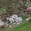 Các ngôi nhà bị tàn phá do ảnh hưởng của bão (Nguồn: Reuters / Jonathan Drake)