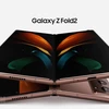 Mẫu smartphone gập mới Galaxy Z Fold 2 được Samsung giới thiệu tại sự kiện Galaxy Unpacked ngày 5/8 vừa qua. (Ảnh: Yonhap/TTXVN)