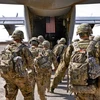 Binh lính Mỹ rút khỏi Afghanistan (Nguồn: AP) 