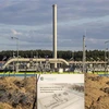 Đường ống dẫn khí đốt thuộc dự án Dòng chảy phương Bắc 2 tại Lubmin, Đức. (Ảnh: AFP/TTXVN) 