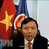 Đại sứ Đặng Đình Quý - Trưởng phái đoàn đại diện thường trực Việt Nam tại Liên hợp quốc. (Ảnh: Hữu Thanh/TTXVN) 