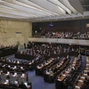 Toàn cảnh một phiên họp Quốc hội Israel tại Jerusalem. (Ảnh: AFP/TTXVN) 