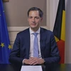 Thủ tướng Bỉ Alexander De Croo phát biểu tại họp báo. (Nguồn: brusselstimes)