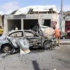 Hiện trường một vụ đánh bom tại Mogadishu, Somalia, ngày 8/1/2020. (Ảnh: AFP/TTXVN) 