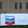 Biểu tượng của tập đoàn Chevron Corp. (Ảnh: Reuters)