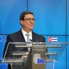 Ngoại trưởng Cuba Bruno Rodriguez Parrilla. (Ảnh: Kim Chung/TTXVN) 