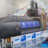 Lễ bàn giao tàu ngầm mang tên Dosan Ahn Chang-ho.(Nguồn: Naval)