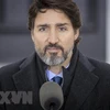 Thủ tướng Canada Justin Trudeau phát biểu tại Ottawa. (Ảnh: THX/TTXVN) 