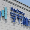 Biểu tượng ByteDance tại trụ sở ở Bắc Kinh, Trung Quốc. (Ảnh: AFP/TTXVN) 