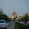 Một tuyến phố ở thủ đô Vientiane, Lào, ngày 12/9/2021. (Ảnh: THX/TTXVN)
