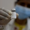 Vaccine ngừa COVID-19 Covaxin của Ấn Độ. (Ảnh: AFP/TTXVN) 