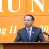 Ông Nguyễn Xuân Ký, Bí thư Tỉnh ủy, Chủ tịch HĐND tỉnh Quảng Ninh phát biểu tại kỳ họp. (Ảnh: Văn Đức/TTXVN) 