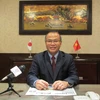 Đại sứ Việt Nam tại Nhật Bản Vũ Hồng Nam trả lời phỏng vấn TTXVN. (Ảnh: Đào Thanh Tùng/TTXVN)
