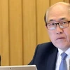 Tổng thư ký Kitack Lim ca ngợi hành động phi thường của ông Trần Văn Khôi đã giúp cứu nhiều sinh mạng trong vụ chìm tàu hồi tháng 10/2020 tại vùng biển Quảng Trị.(Nguồn: Reuters)