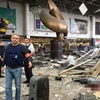 Ba vụ nổ liên tiếp diễn ra tại sân bay quốc tế Brussels và ga tàu điện ngầm Maelbeek (Bỉ) đã cướp đi sinh mạng của 32 người và khiến hàng trăm người khác bị thương. (Ảnh tư liệu: Dailymail)