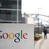 Biểu tượng Google tại trụ sở ở Mountain View, California, Mỹ. (Ảnh: AFP/TTXVN) 