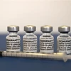 Vaccine ngừa COVID-19 của hãng dược phẩm Pfizer/BioNTech. (Ảnh: AFP/TTXVN) 