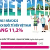 Tháng Một: Khách quốc tế đến Việt Nam tăng 11,2%