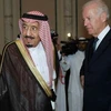 Tổng thống Joe Biden và Quốc vương Saudi Arabia. (Ảnh: AFP )