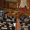 Toàn cảnh phiên họp Quốc hội Nhật Bản tại Tokyo. (Ảnh: Kyodo/TTXVN)