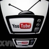 Biểu tượng YouTube trên một màn hình máy tính. (Ảnh: AFP/TTXVN) 