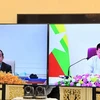 Thủ tướng Campuchia Hun Sen và Thống tướng Min Aung Hlaing, Chủ tịch Hội đồng Hành chính Nhà nước Myanmar. (Nguồn: Khmer Times) 