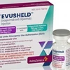 Hỗn hợp kháng thể Evusheld điều trị COVID-19 do AstraZeneca sản xuất. (Ảnh: REUTERS/TTXVN)