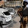 Hiện trường một vụ tấn công khủng bố ở Burkina Faso. (Nguồn: AP) 