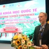 Ngài Christian Manhart, Trưởng Đại diện UNESCO tại Việt Nam phát biểu tại Hội thảo. (Ảnh: Huỳnh Phúc Hậu/TTXVN)