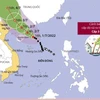 [Infographics] Đường đi của bão số 1 năm 2022 trên Biển Đông