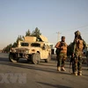 Lực lượng Taliban tuần tra trên một tuyến phố ở thủ đô Kabul, Afghanistan ngày 28/8/2021. (Ảnh: THX/TTXVN) 
