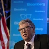 Tỷ phú Bill Gates, nhà đồng sáng lập Quỹ Bill & Melinda Gates, phát biểu tại một sự kiện ở Washington, DC, Mỹ. (Ảnh: AFP/TTXVN) 