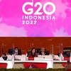 Quang cảnh phiên họp G20 tại Bali, Indonesia, ngày 15/07/2022. (Ảnh: REUTERS)