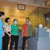 Hiện vật đã được Trung tâm bảo tồn Di sản Thăng Long - Hà Nội đưa đến Khu di tích Quốc gia đặc biệt Lam Kinh để trưng bày.(Nguồn: Báo Thanh Hóa)