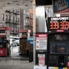 Một trạm xăng tại Queens, New York, Mỹ. (Ảnh: AFP/TTXVN) 