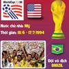 [Infographics] World Cup 1994: Brazil lên ngôi sau 24 năm chờ đợi