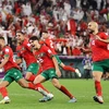 Maroc hiên ngang vào bán kết World Cup 22. (Nguồn: Getty Images)