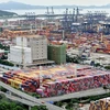Một cảng hàng hóa tại tỉnh Quảng Đông, Trung Quốc. (Ảnh: AFP/TTXVN) 