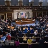 Quang cảnh phiên họp Hạ viện Mỹ ở Washington, DC (Ảnh: AFP/TTXVN) 