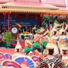 Chủ tịch Đảng Nhân dân Campuchia (CPP), Thủ tướng Samdech Techo Hun Sen cùng hơn 20.000 đảng viên CPP và đông đảo quần chúng nhân dân tham dự sự kiện quan trọng hồi sinh đất nước khỏi chế độ diệt chủng Polpot. (Ảnh Nguyễn Hùng/TTXVN) 